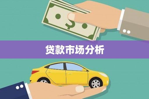 金溪贷款市场分析
