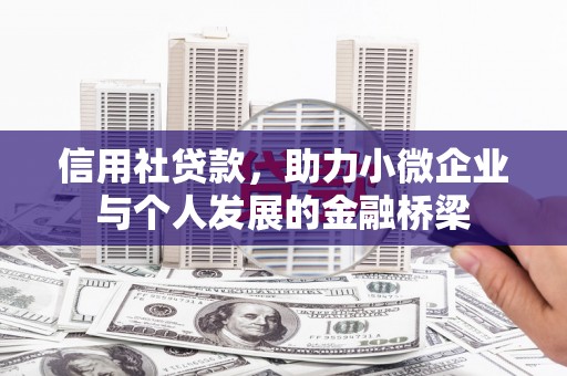 金溪信用社贷款，助力小微企业与个人发展的金融桥梁
