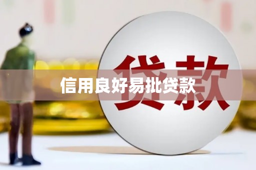 金溪信用良好易批贷款