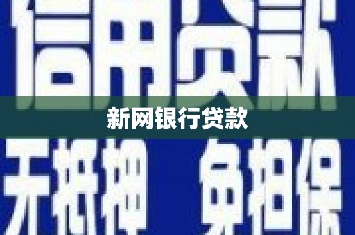 金溪新网银行贷款