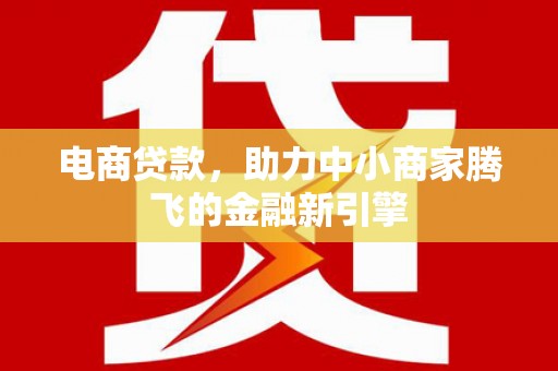 金溪电商贷款，助力中小商家腾飞的金融新引擎