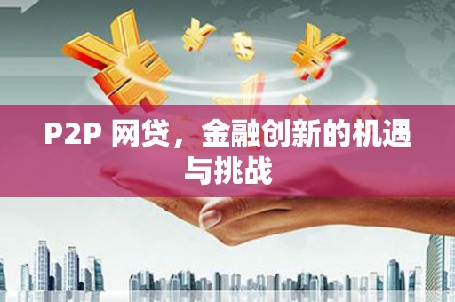 金溪P2P 网贷，金融创新的机遇与挑战