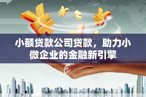 金溪小额贷款公司贷款，助力小微企业的金融新引擎