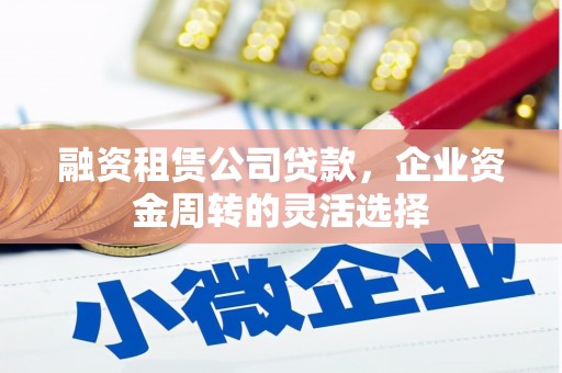 金溪融资租赁公司贷款，企业资金周转的灵活选择