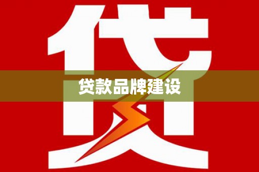 金溪贷款品牌建设
