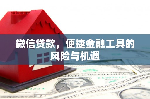 金溪微信贷款，便捷金融工具的风险与机遇