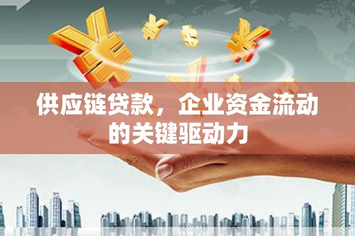 金溪供应链贷款，企业资金流动的关键驱动力