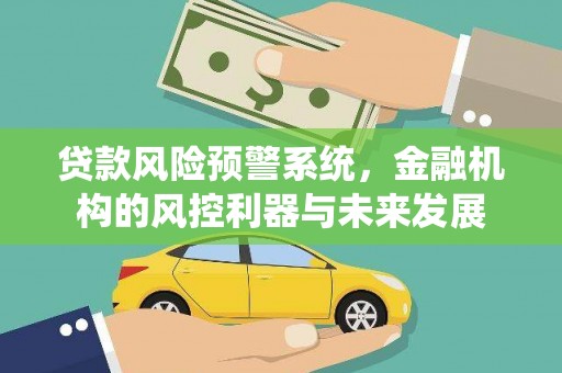 金溪贷款风险预警系统，金融机构的风控利器与未来发展