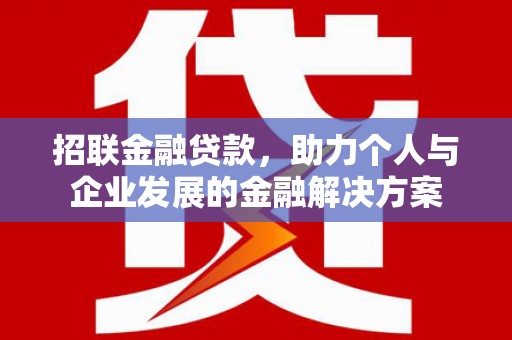 金溪招联金融贷款，助力个人与企业发展的金融解决方案