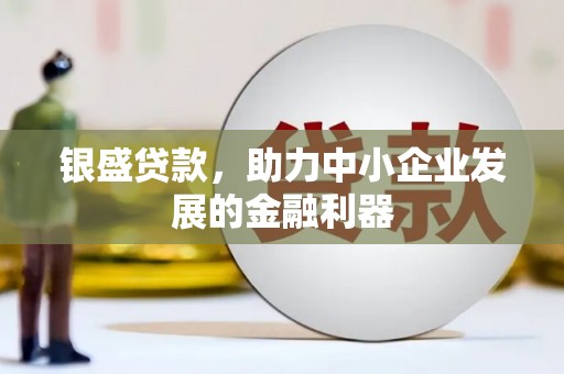 金溪银盛贷款，助力中小企业发展的金融利器