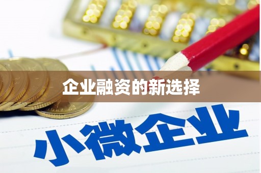 金溪企业融资的新选择