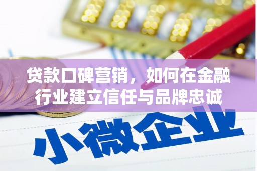 金溪贷款口碑营销，如何在金融行业建立信任与品牌忠诚