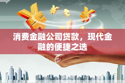 金溪消费金融公司贷款，现代金融的便捷之选