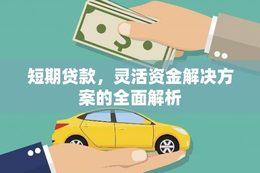 金溪短期贷款，灵活资金解决方案的全面解析