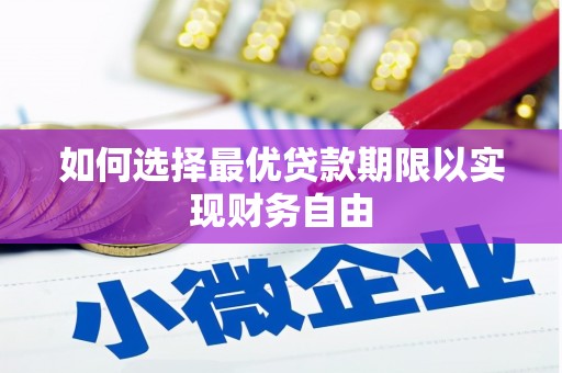 金溪如何选择最优贷款期限以实现财务自由