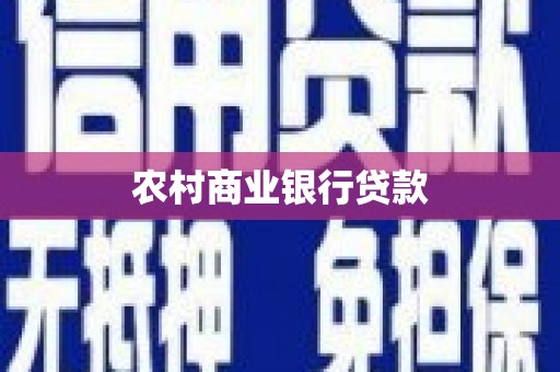 金溪农村商业银行贷款