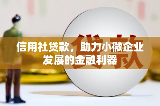 金溪信用社贷款，助力小微企业发展的金融利器