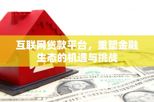 金溪互联网贷款平台，重塑金融生态的机遇与挑战