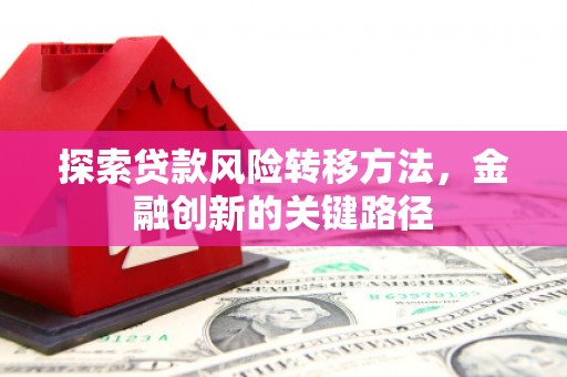 金溪探索贷款风险转移方法，金融创新的关键路径
