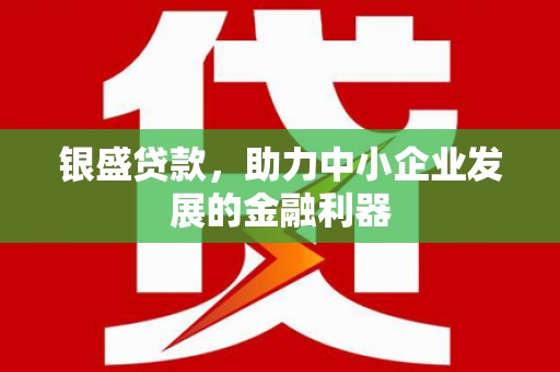 金溪银盛贷款，助力中小企业发展的金融利器