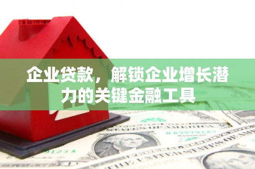 金溪企业贷款，解锁企业增长潜力的关键金融工具