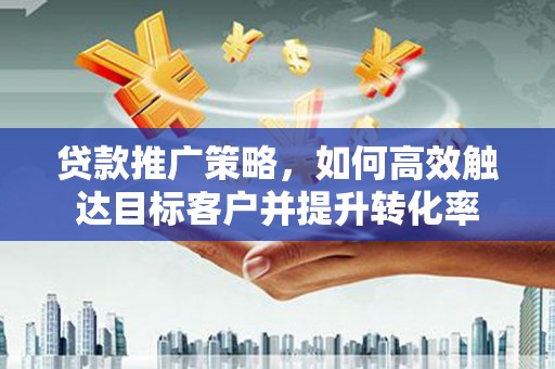 金溪贷款推广策略，如何高效触达目标客户并提升转化率