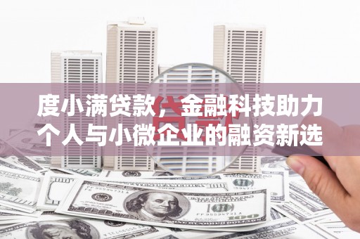 金溪度小满贷款，金融科技助力个人与小微企业的融资新选择
