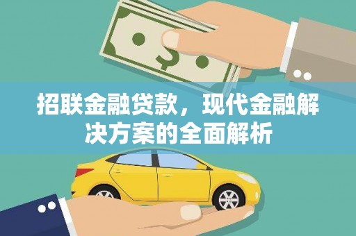 金溪招联金融贷款，现代金融解决方案的全面解析