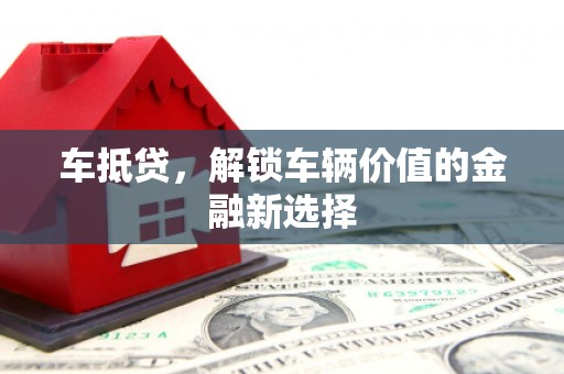 金溪车抵贷，解锁车辆价值的金融新选择