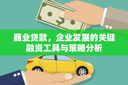 金溪商业贷款，企业发展的关键融资工具与策略分析