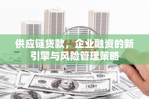金溪供应链贷款，企业融资的新引擎与风险管理策略