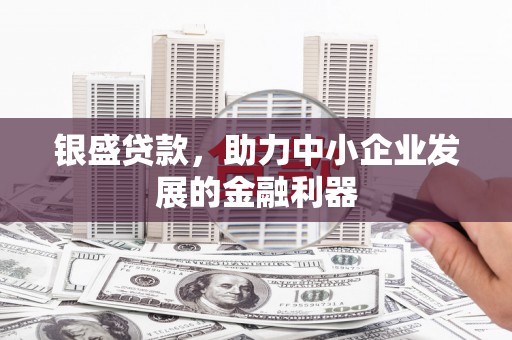 金溪银盛贷款，助力中小企业发展的金融利器