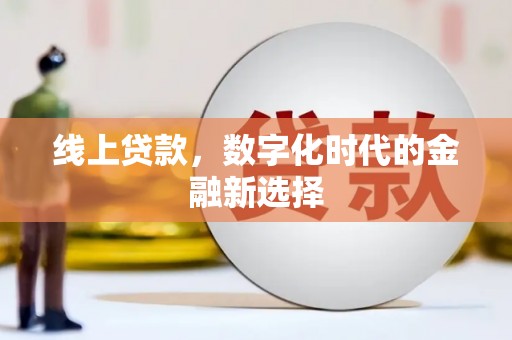 金溪线上贷款，数字化时代的金融新选择