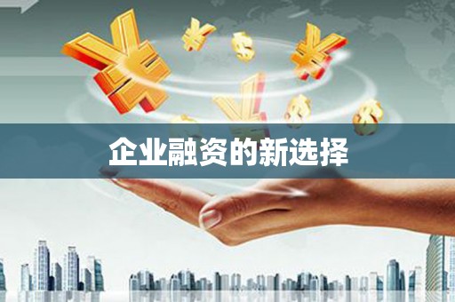 金溪企业融资的新选择
