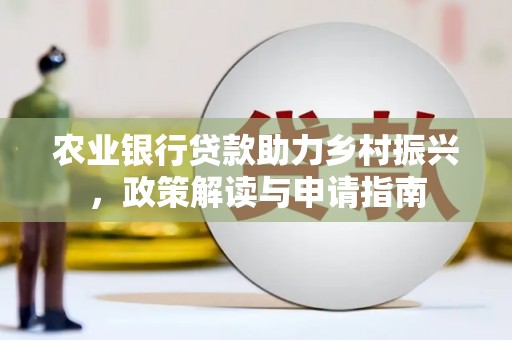金溪农业银行贷款助力乡村振兴，政策解读与申请指南