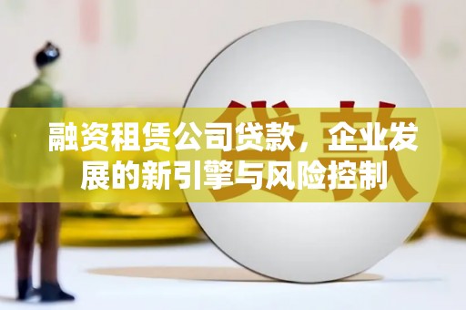 金溪融资租赁公司贷款，企业发展的新引擎与风险控制