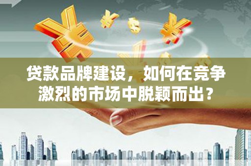金溪贷款品牌建设，如何在竞争激烈的市场中脱颖而出？