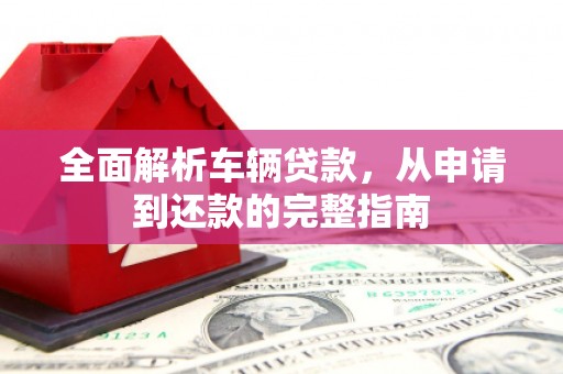 金溪全面解析车辆贷款，从申请到还款的完整指南