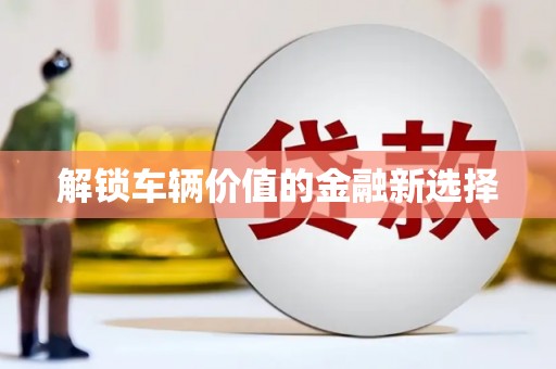 金溪解锁车辆价值的金融新选择