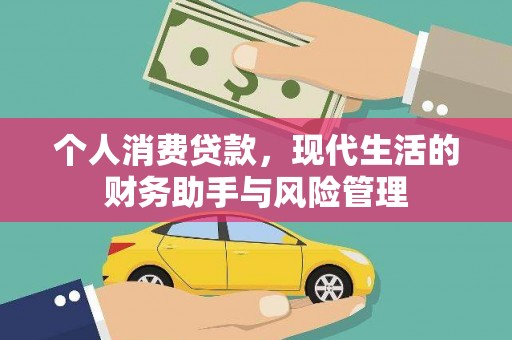 金溪个人消费贷款，现代生活的财务助手与风险管理