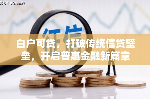 金溪白户可贷，打破传统信贷壁垒，开启普惠金融新篇章