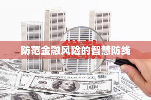 金溪防范金融风险的智慧防线