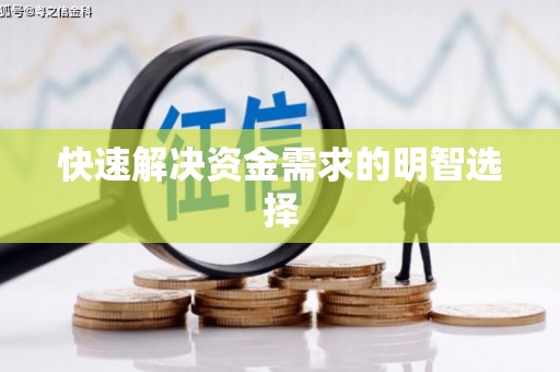 金溪快速解决资金需求的明智选择