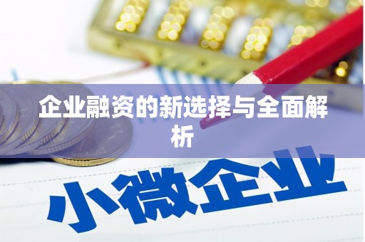 金溪企业融资的新选择与全面解析