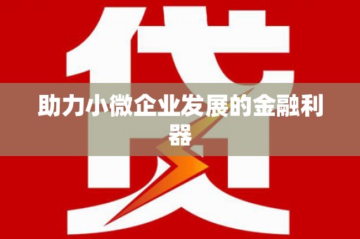 金溪助力小微企业发展的金融利器