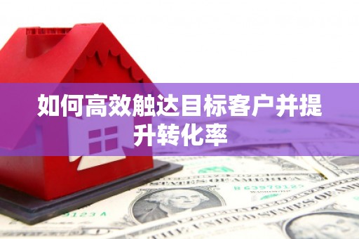 金溪如何高效触达目标客户并提升转化率