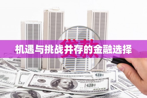 金溪机遇与挑战并存的金融选择